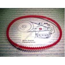 Singer Serger Belt #412721 (double teeth)