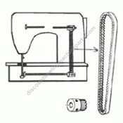 Singer 6230 Timing Belt #603975-012 BR (011)(001)