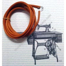 Treadle Leather Belt with Metal Hook #804-M/W