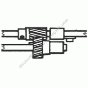 Singer Feed Gear, Bottom-Short #153487 / 383273 