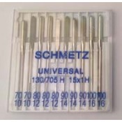 Schmetz Universal Assorted Needle 10 Pack 130/705H****SOLD OUT****
