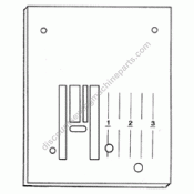 Viking Zig-Zag Needle Plate #4123365-01****NLA****