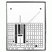 Viking Zig-Zag Needle Plate with Markings #4123365-03