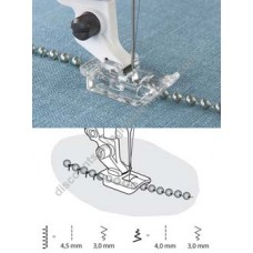 Husqvarna Viking Presser Foot Clear 2mm to 3mm Embellishment #4130304-45