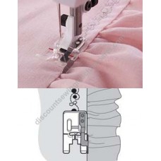 Husqvarna Viking Presser Foot (Bin-54) Clear "B" Edge Stitching #4130583-45