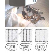 Husqvarna Viking Presser Foot (Bin-32) Ruffler Snap-on (Generic) #8588/2800