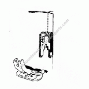 "SL" Slant Screw-on Quilting 1/4" Edge Foot #P60612