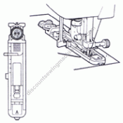 Type "B" Brother Snap-On One-Step Buttonhole Foot