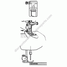 Type "Bns" 7mm Zig-zag Lock-in Foot