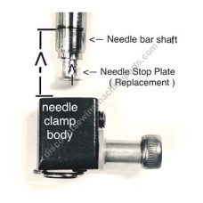 Needle Stop Plate #411 7503-02 (bin-07) (Replacement)