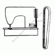 Extension Table with Accessory Tray for Singer Stylist / Brother Bico,  VX1005, sewing machine parts