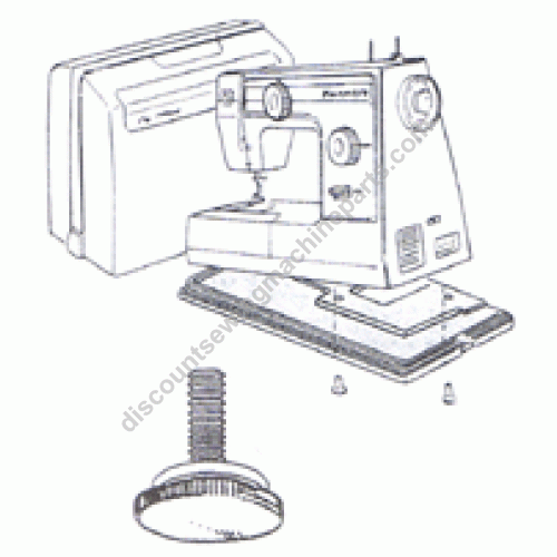 Kenmore Carrying Case Mounting Bolt (original), Unknown, sewing