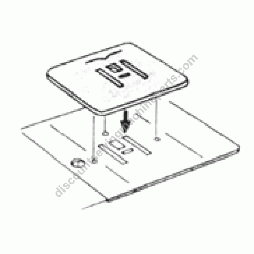 Kenmore Darning Plate 735801008, 207 Huskystar, sewing machine parts