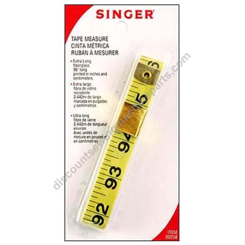 Singer 96 Vinyl Tape Measure , Notions and Accessories, sewing machine  parts
