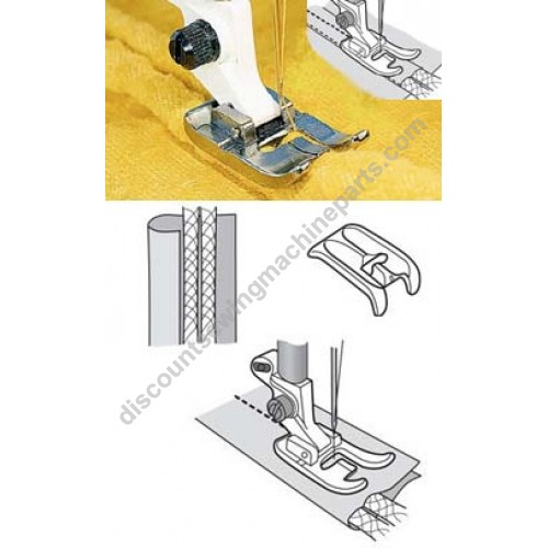 Husqvarna Viking Presser Foot Double Welt Cord 412627145, Group 1